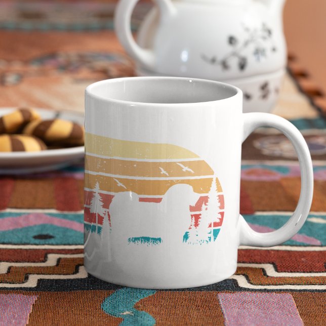 Custom Retro Styled Havanese Dog Lover Trainer Kaffeetasse (Von Creator hochgeladen)