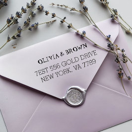 Custom Return Address Rubber Stamp | Personalized Permastempel