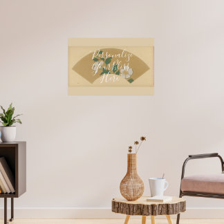 CUSTOM Rinpa School Fan Pattern Art Poster