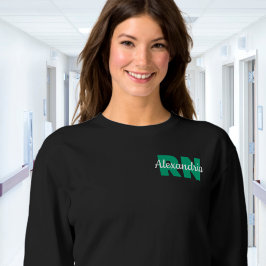 Custom RN Credentials with Name Sweatshirt