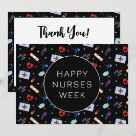 Custom RN Nurses Week | Medizinisches Muster Dankeskarte