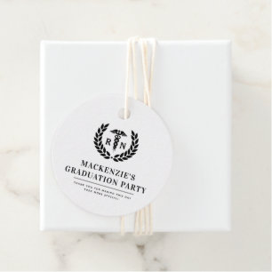 Custom RN Nursing School Graduation Party Geschenkanhänger