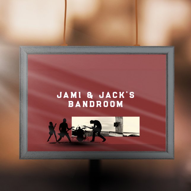 Custom Rock Band Room | Music Studio Poster Sign (Von Creator hochgeladen)