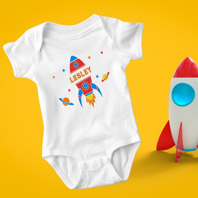 Custom Rocket Baby Bodysuit Strampler (Von Creator hochgeladen)
