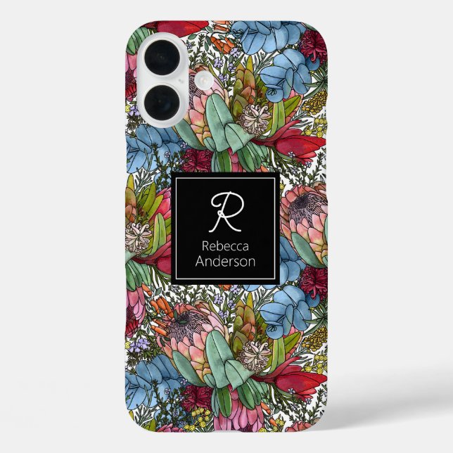 Custom Romantic Australian Summer Blume Case-Mate iPhone Hülle (Rückseite)