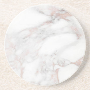 Custom Rose Gold Marble Elegant Template Getränkeuntersetzer