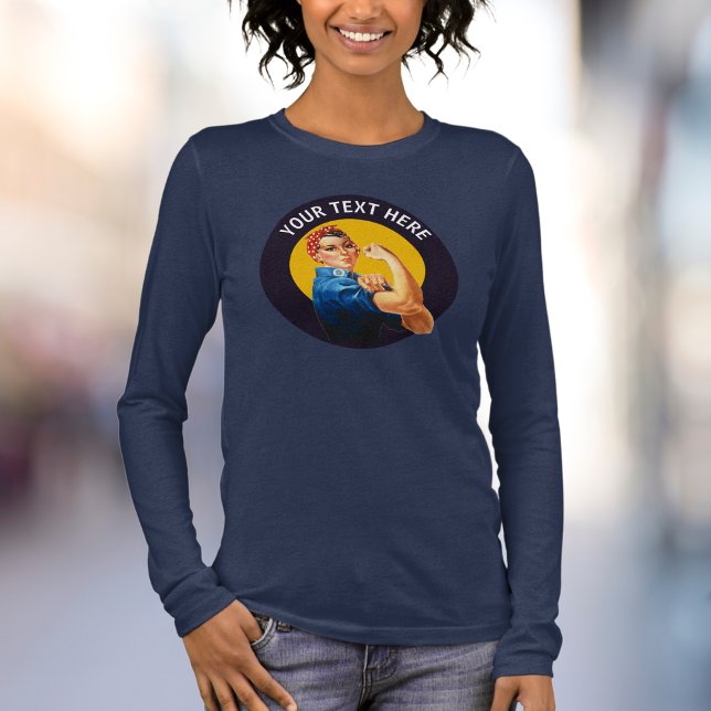 Custom Rosie the Riveter Vintag Tri-Blend Shirt (Rosie the Riveter Shirt)