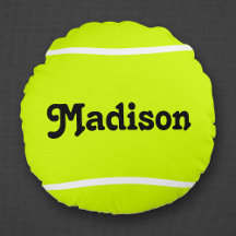 Custom Round Tennis Ball Pillow für Tennisspieler