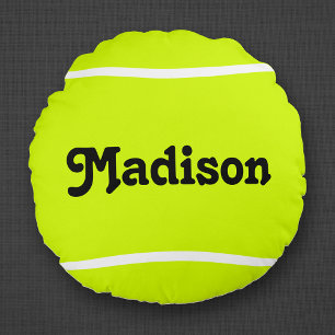 Custom Round Tennis Ball Pillow für Tennisspieler Rundes Kissen