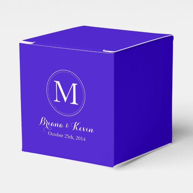 Custom Royal Blue Cologram Fevor Boxes Geschenkschachtel (Vorderseite)