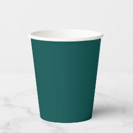 Custom Royal Emerald Paper Cups - Bulk Trinkbehält Pappbecher
