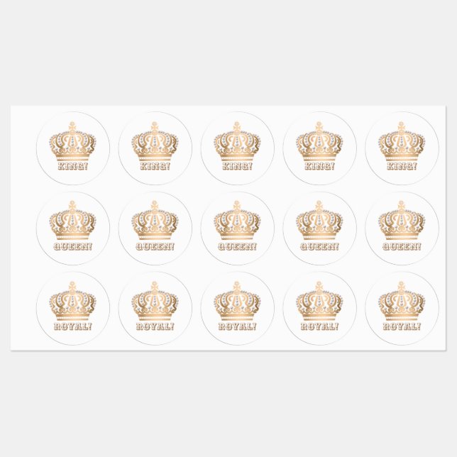 Custom Royal Labels Etiketten (Blatt)