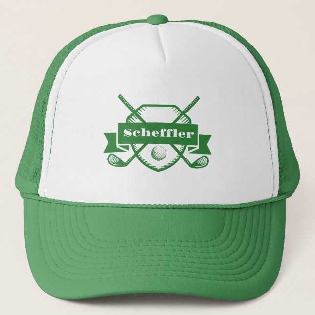 Custom Royal Wappen Golf Hat, Personalisierter Nam Truckerkappe (Vorderseite)