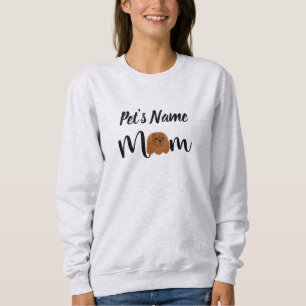 Custom Ruby Cavalier King Charles Spaniel Gift Sweatshirt