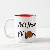 Custom Ruby Cavalier King Charles Spaniel Gift