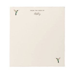 Custom Ruby-throated Hummingbirds Notepad Notizblock