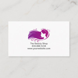 Custom Salon Appointment Card Template Telefonnummerkarte