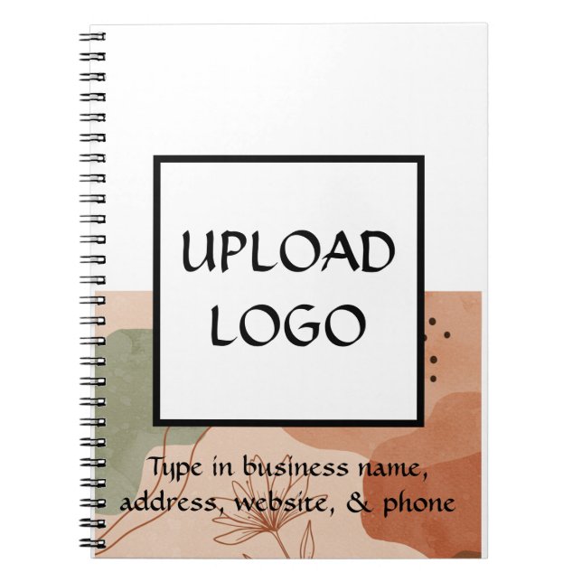 Custom Salon Logo Notebook for Hair Stylist, Nail Notizblock (Vorderseite)