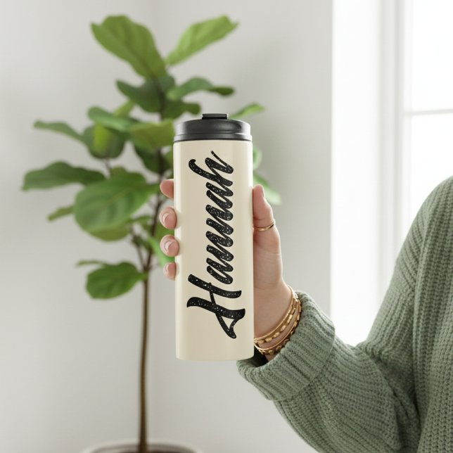 Custom Sand Graduation Tumbler Gift for Her & Him Thermosbecher (Personalized Bridal Thank You Tumbler, Custom Bestie Tumbler Gift for Women, Birthday Gift for her)