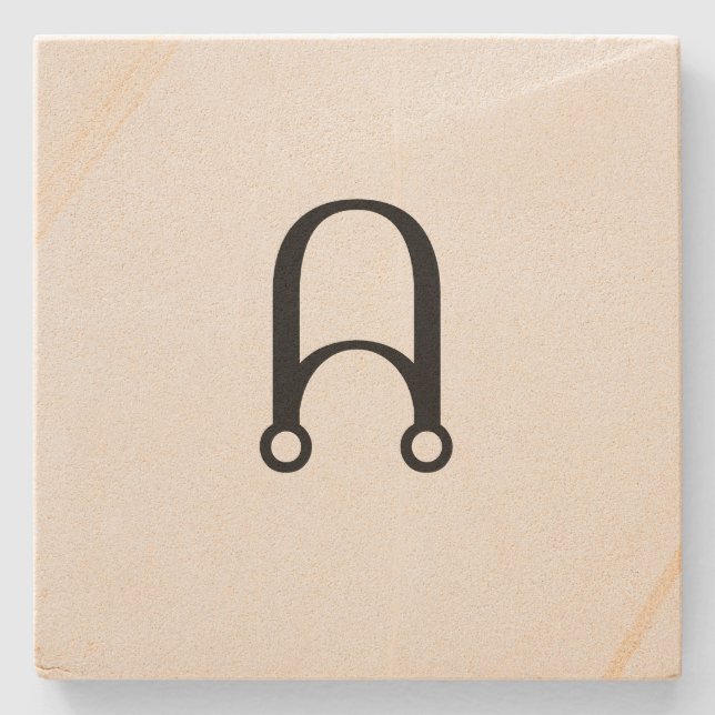 CUSTOM SANDSTONE UNTERSETZER (Vorderseite)