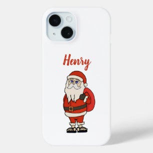 Custom Santa Claus Weihnachts Flip Flops Case-Mate iPhone Hülle