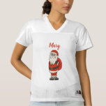 Custom Santa Claus Weihnachts Flip Flops Frauen Football Trikot<br><div class="desc">Ein bezaubernder Weihnachtsmann mit Flip Flops zum Entspannen. Fun-Produkt für Weihnachten Party oder Familienausflüge zum Strand. Fügen Sie Ihren bevorzugten Text hinzu,  indem Sie auf Diese Vorlage anpassen klicken.</div>