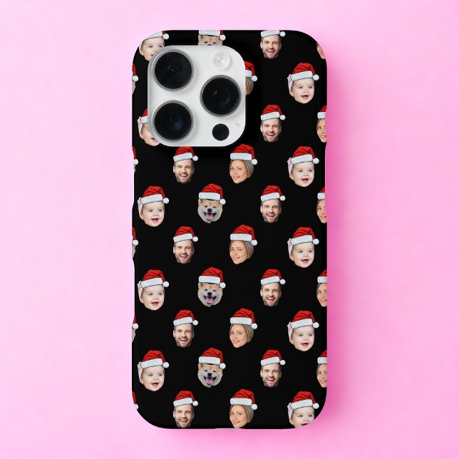 Custom Santa Face iPhone X|11|12|13|14|15|16 Case Hülle (Von Creator hochgeladen)