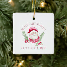 Custom Santa Ornament DIY Weihnachtsvibe