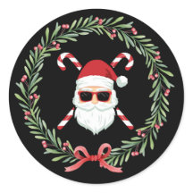 Custom Santa Wreath Cross Canale Weihnachtsfeierta