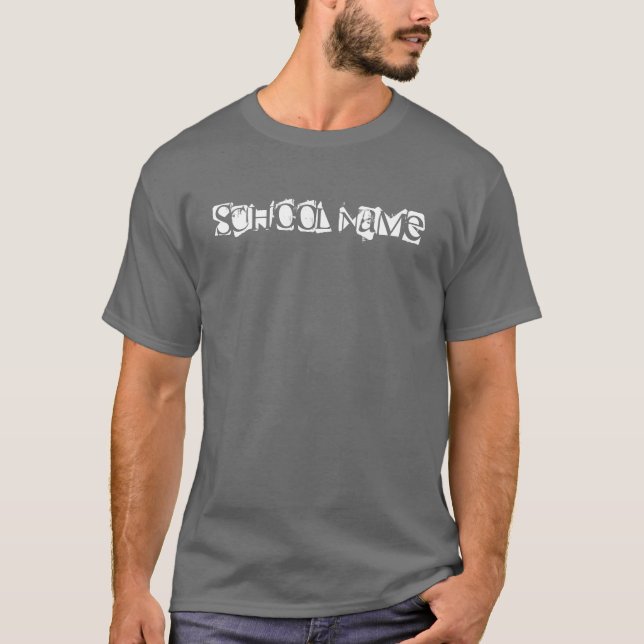Custom School Spirit T-Shirt - Big Red (Vorderseite)
