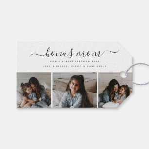 Custom Schwarz-weiß Foto Stepmuta Niedlich Mütter Geschenkanhänger