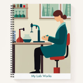 Custom Science Lab Student Spiral Notebook Notizbuch