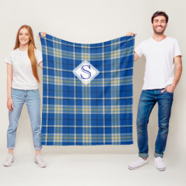 Custom Scotland Flaggenfarben tartan kariertes Mus Fleecedecke