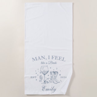 Custom Scottsdale Bachelorette Modern Beach Handtu Strandtuch