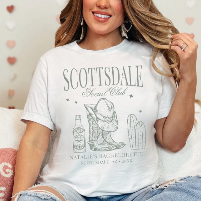 Custom Scottsdale Junggeselinnen-Abschied Social C T-Shirt (Von Creator hochgeladen)