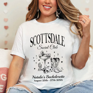 Custom Scottsdale Junggeselinnen-Abschied Social C T-Shirt