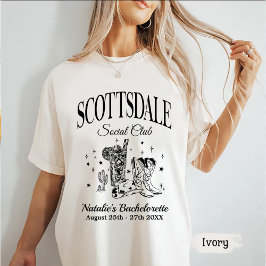 Custom Scottsdale Junggeselinnen-Abschied Social C T-Shirt