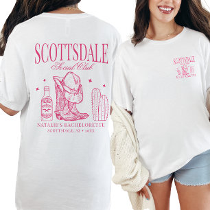 Custom Scottsdale Junggeselinnen-Abschied Social C T-Shirt