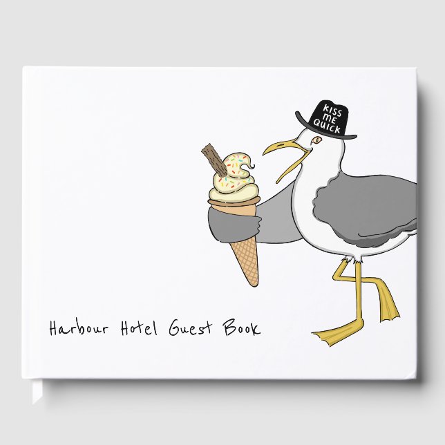 Custom Seagull Theme Hotel, B & B, Gästehaus Gästebuch (Vorderseite)
