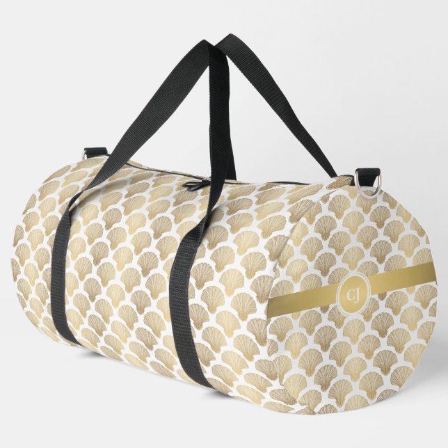 Custom Seashell Duffel Bag Duffle Bag (Linke Ecke)