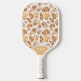 Custom Seashells and Ocean Sands Pickleball Schläger
