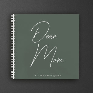 Custom Sehr geehrte Mama Parent Erinnerungen Kumme Notizbuch