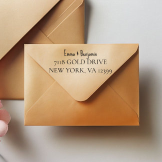 Custom Self Inking Address Rubber Stamp Permastempel