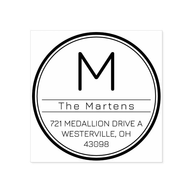 Custom Self Inking Address Stamp Gummistempel (Prägung)