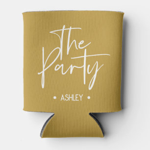 Custom Senf "The Party" kann kühler - Bacheloret Dosenkühler