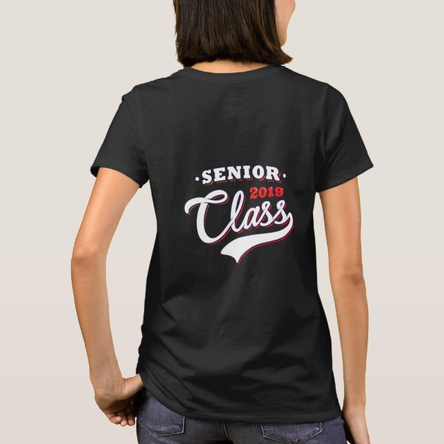 Custom Senior Class 2019 T-Shirt (Rückseite)