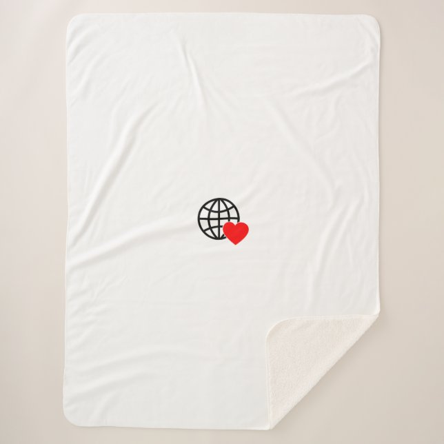 Custom Sherpa Foto Blanket | Gemütliches Geschenk Sherpadecke (Vorderseite)