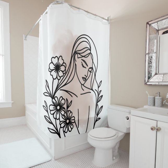 Custom Shower Curtain Duschvorhang (Beispiel)