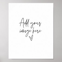 Custom Sign Wedding Event Board Foto Poster G400