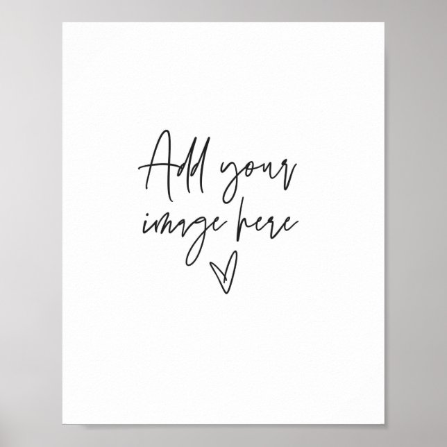 Custom Sign Wedding Event Board Foto Poster G400 (Vorne)